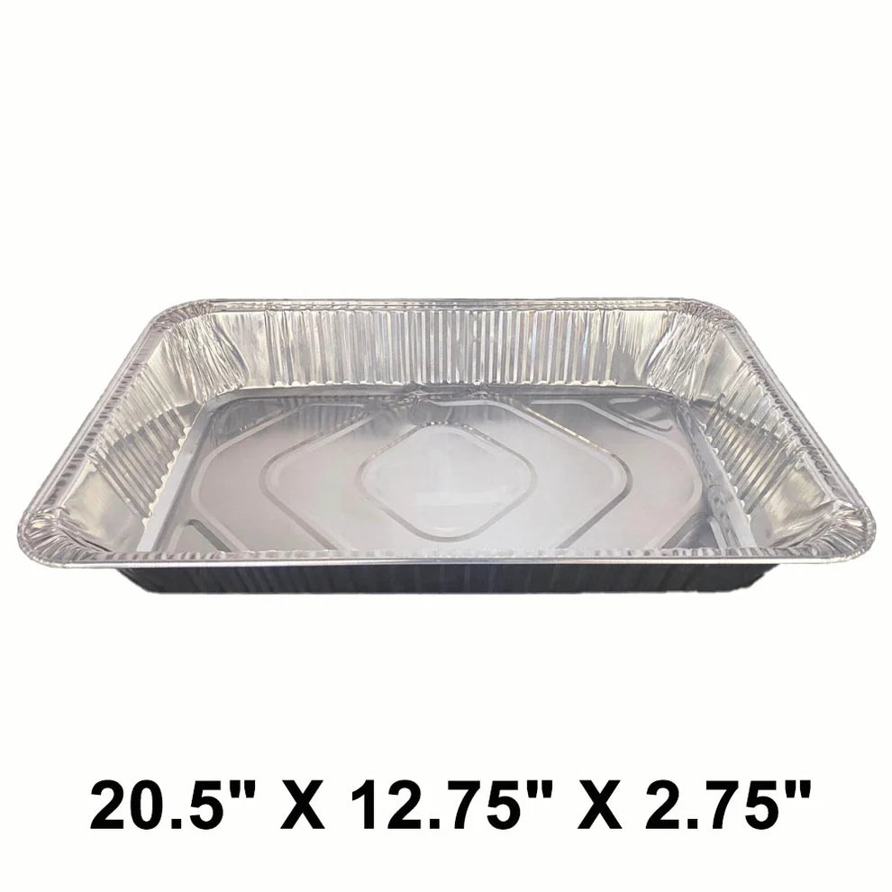 Full Size Deep Aluminum Tray - 50/Case