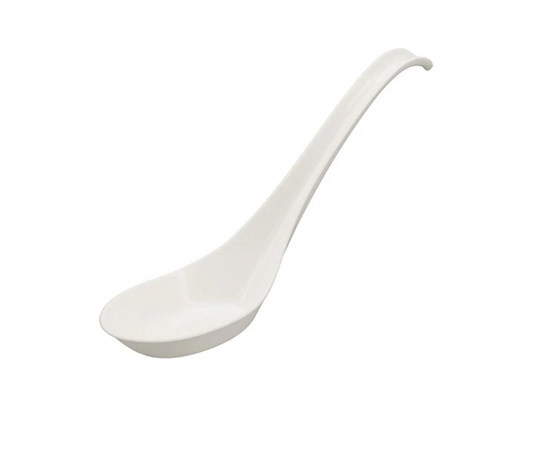 Heavy Duty Asian Plastic Soup Spoon - 1000 Pcs