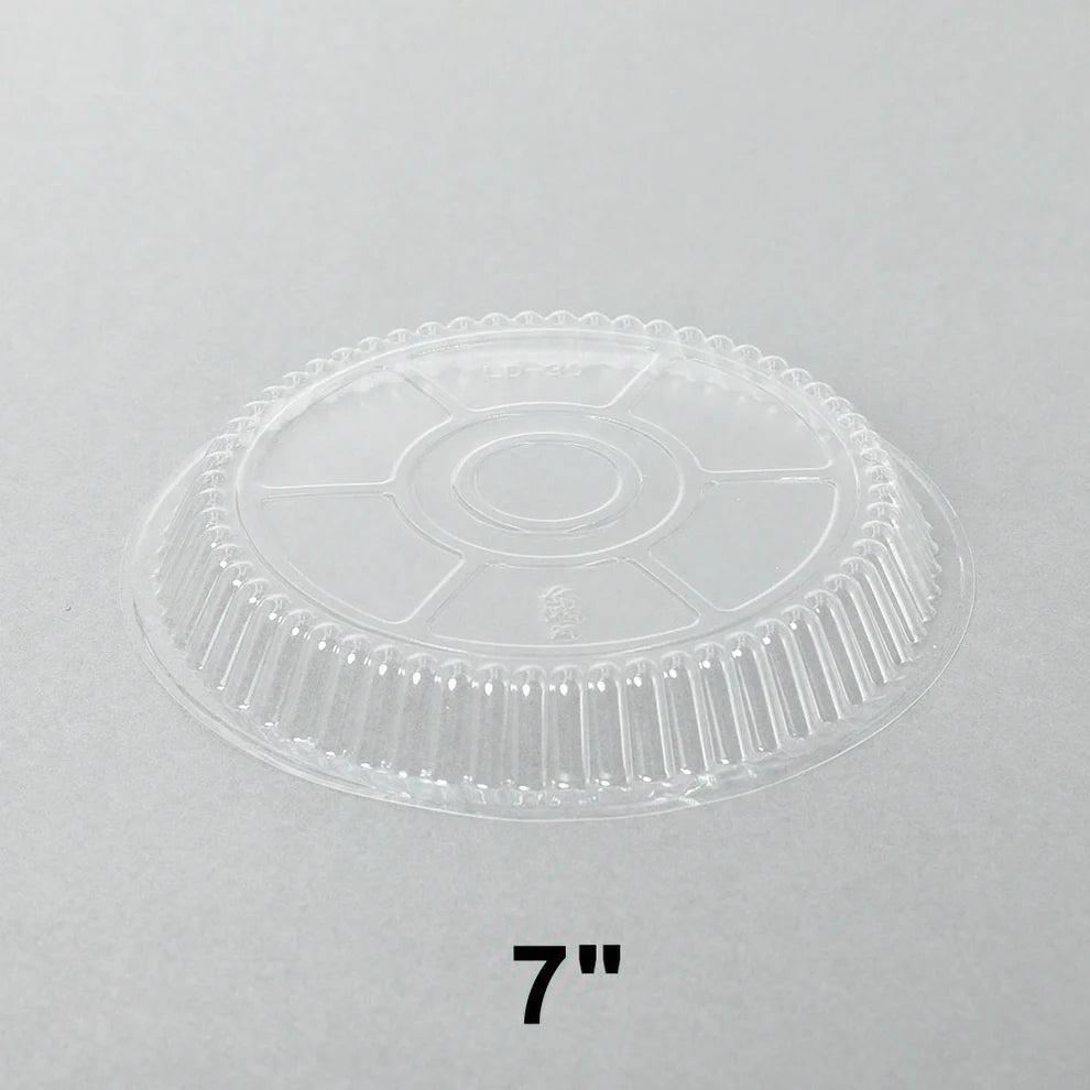 Clear Plastic Dome Lids for 7" - 500/Case