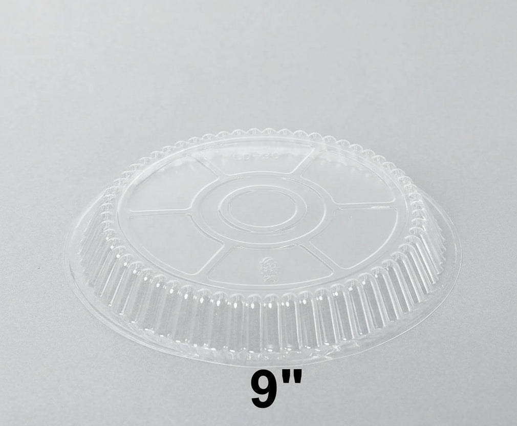 Clear Plastic Dome Lids for 9" - 500/Case