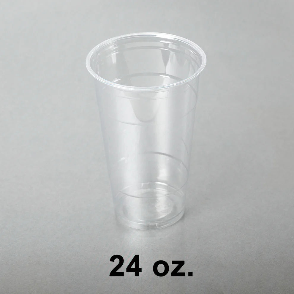 24 oz. 透明塑料冷饮杯 - 600/箱