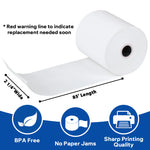 2 1/4" x 85' BPA Free Thermal Paper - 50 Rolls/Case