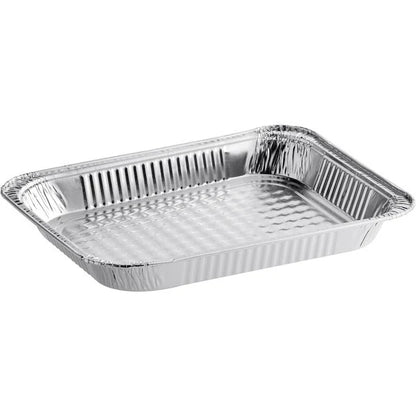 Half Size Shallow Aluminum Tray - 100/Case