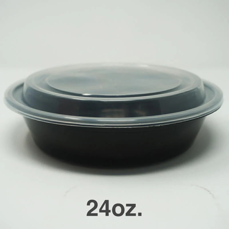 24 oz. 塑料圆盘 带盖 (723) - 150套