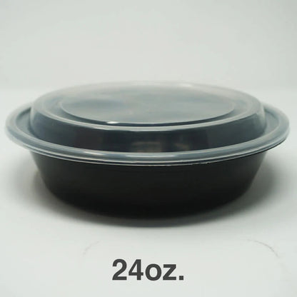 24 oz. 塑料圆盘 带盖 (723) - 150套