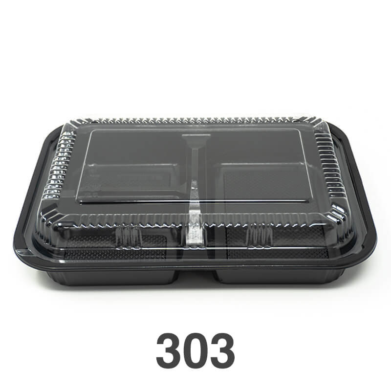 303 黑色日式便当盒 - 270套