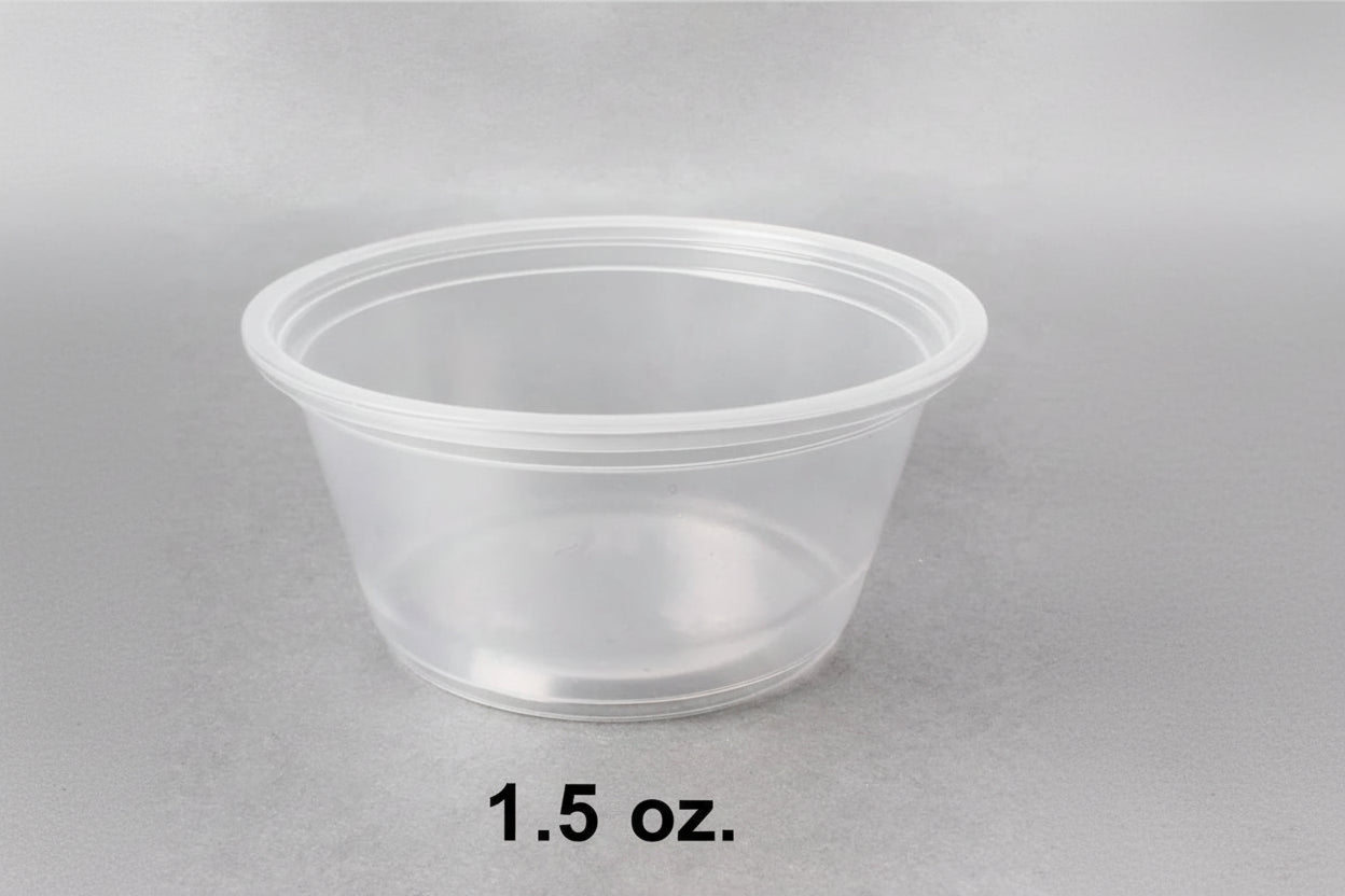 1.5 oz. Clear Plastic Portion Cup - 2000/Case