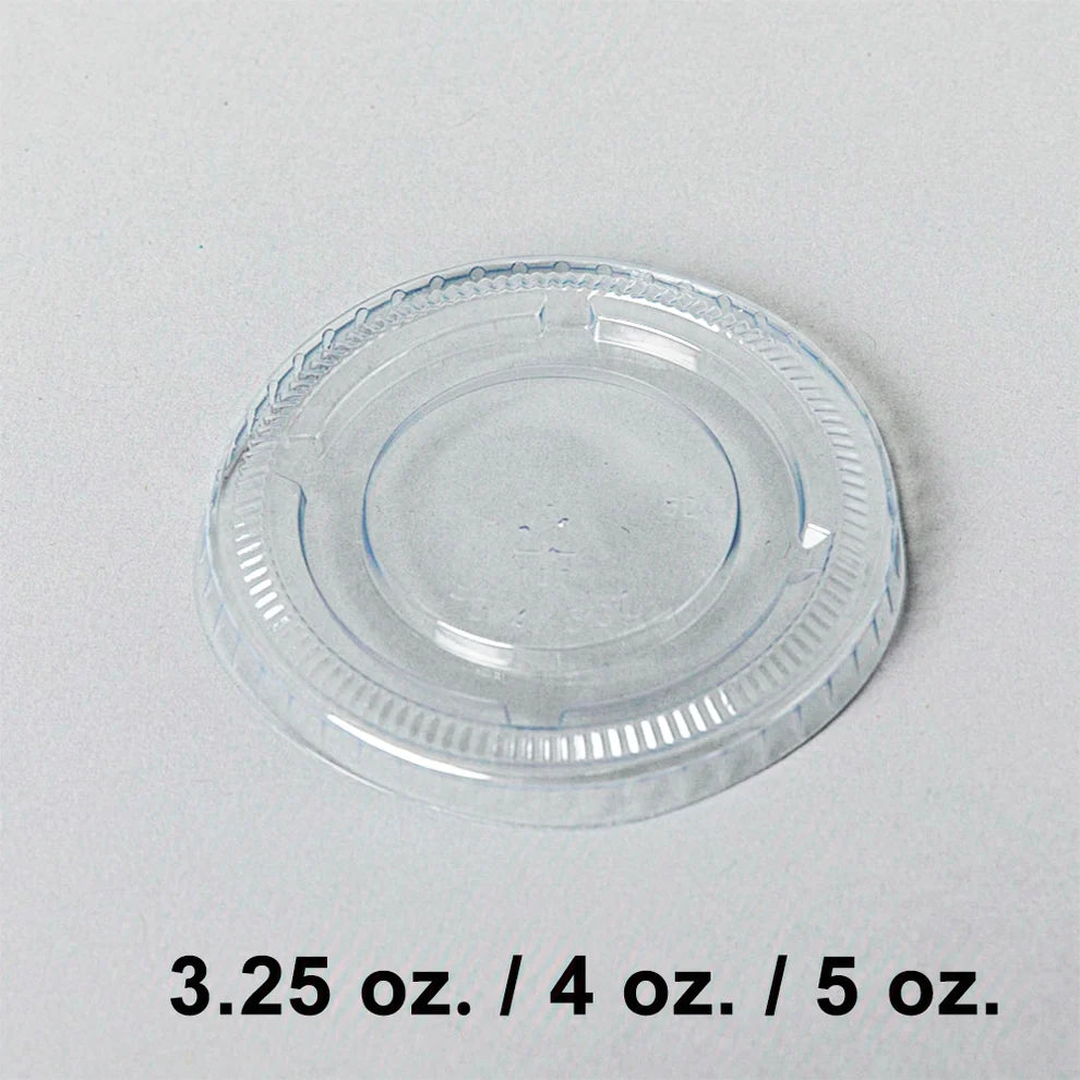 3.25-5 oz. 透明塑料酱料杯盖 - 2000/箱