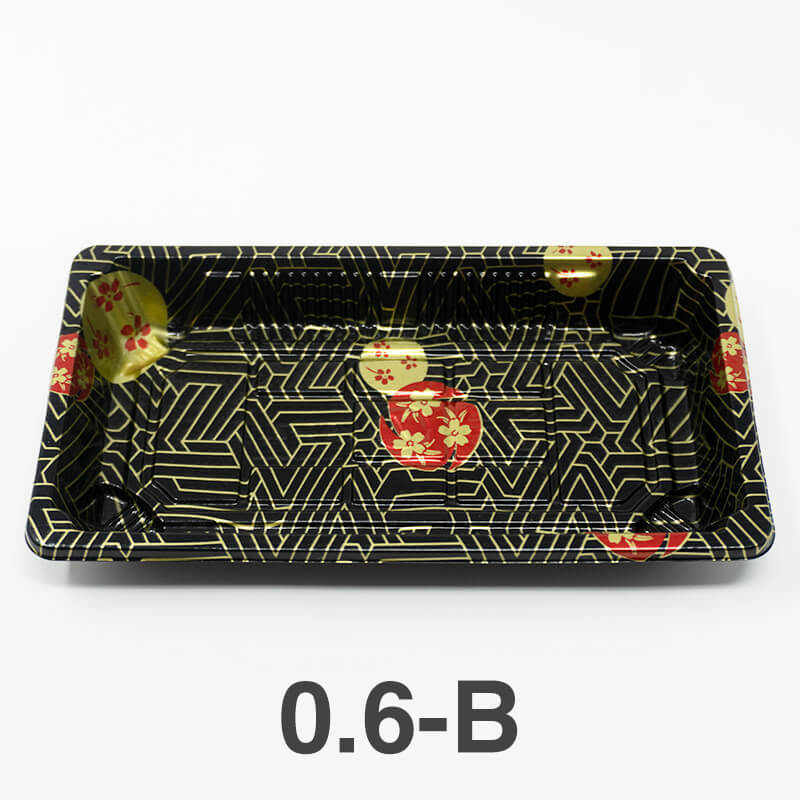 0.6 Plastic Sushi Tray