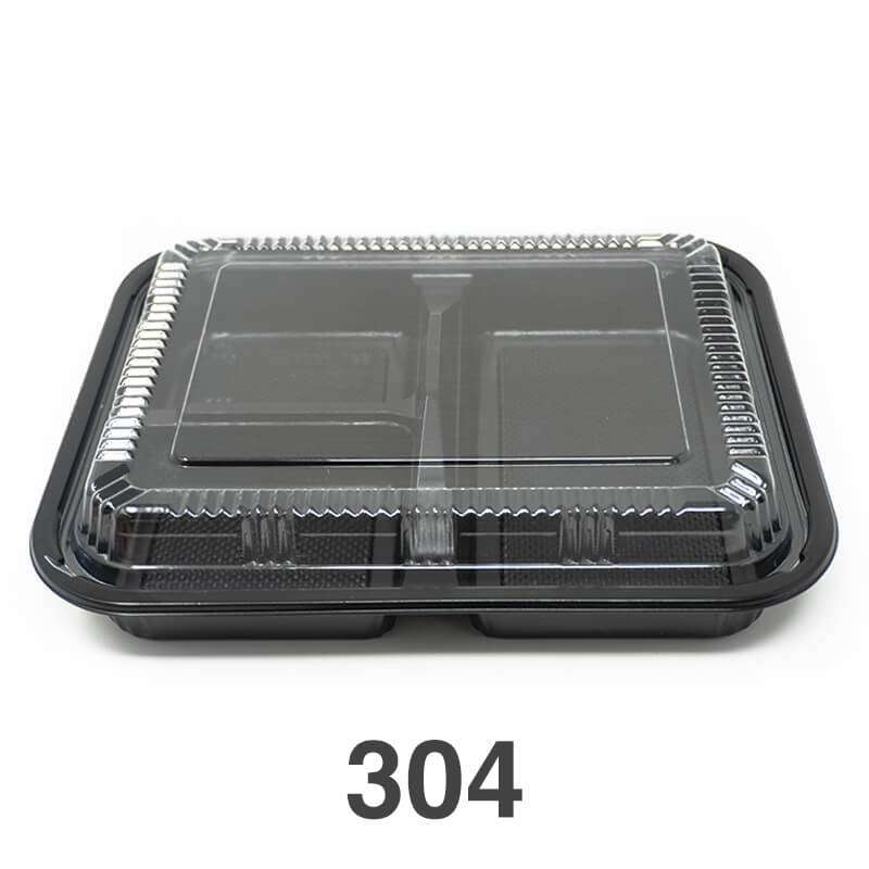 304 黑色日式便当盒 - 252套