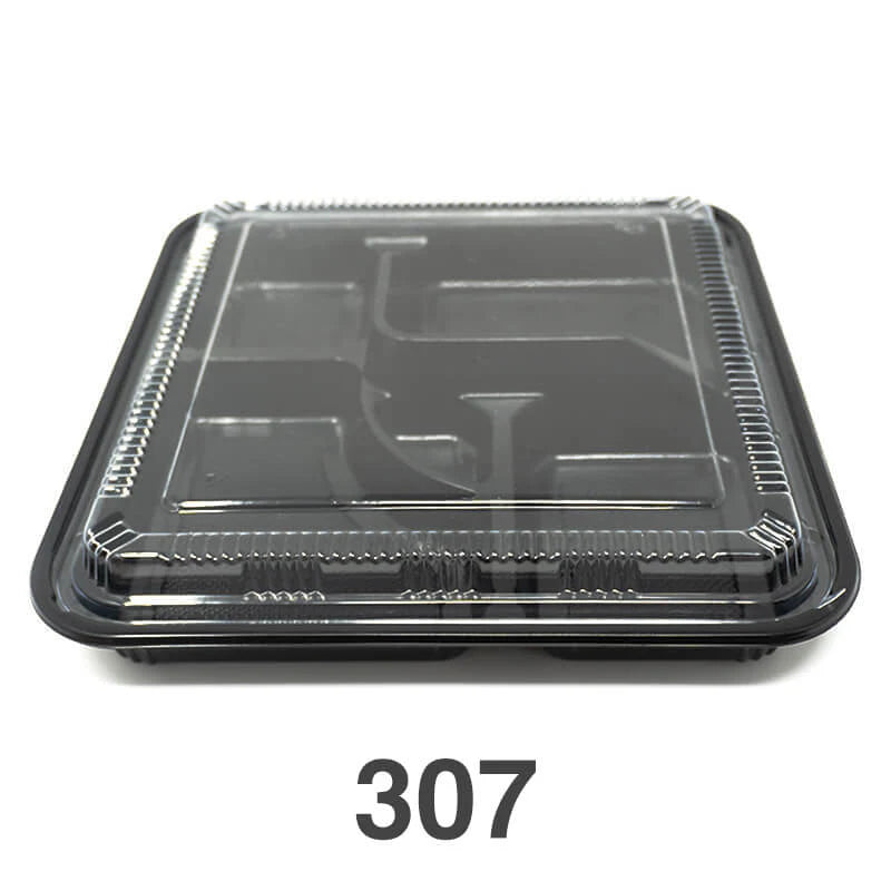 307 黑色日式便当盒 - 100套