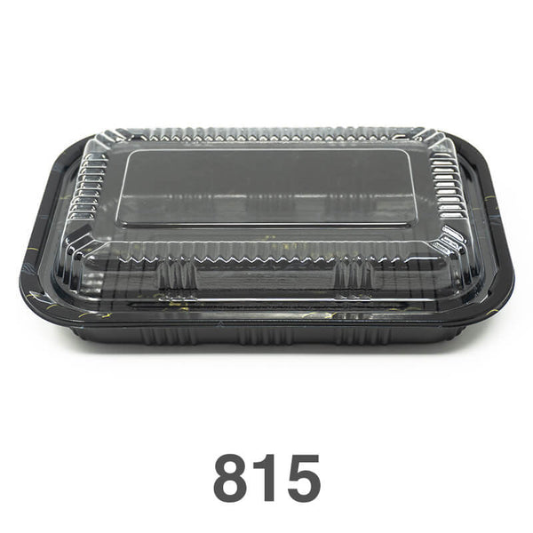 515/815 Black Plastic Lunch Box - 450 Set