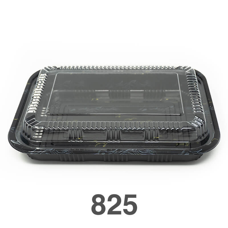 525/825 黑色日式午餐盒 - 300套