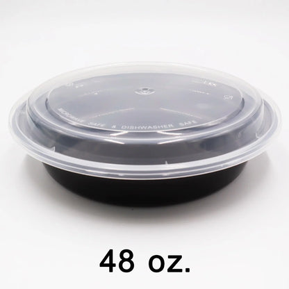 48 oz. 塑料圆盘 带盖 (948) - 150套