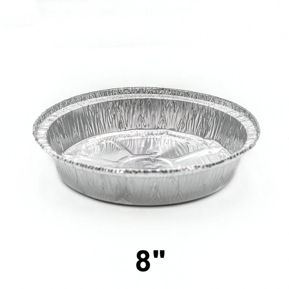 8" Round Aluminum Pan - 500/Case