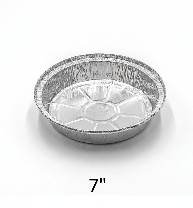 7" Round Aluminum Pan - 500/Case